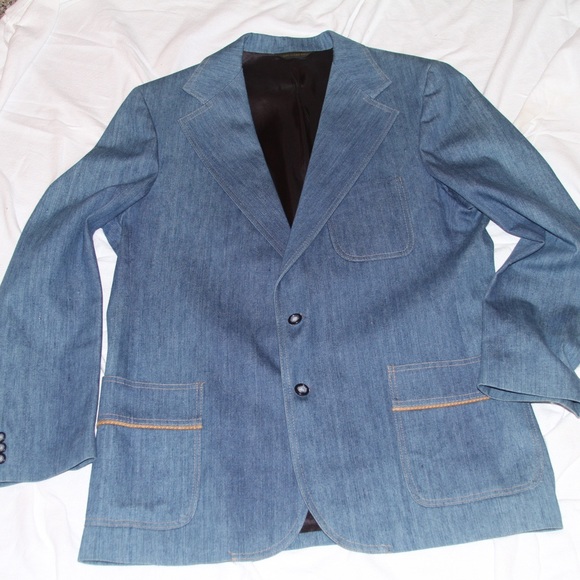 men's denim sport coat blazer